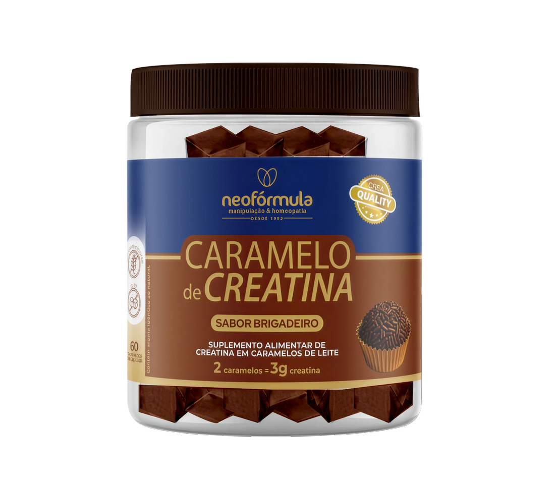 Caramelos de Creatina - Brigadeiro
