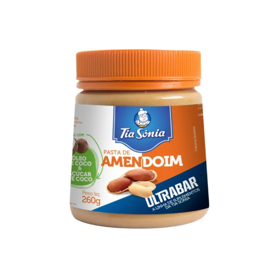 TIA SÔNIA PASTA DE AMENDOIM POTE 260G