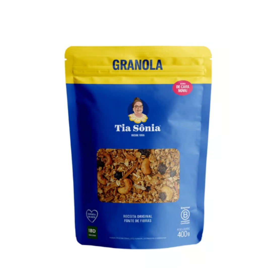 TIA SÔNIA GRANOLA TRADICIONAL 400G
