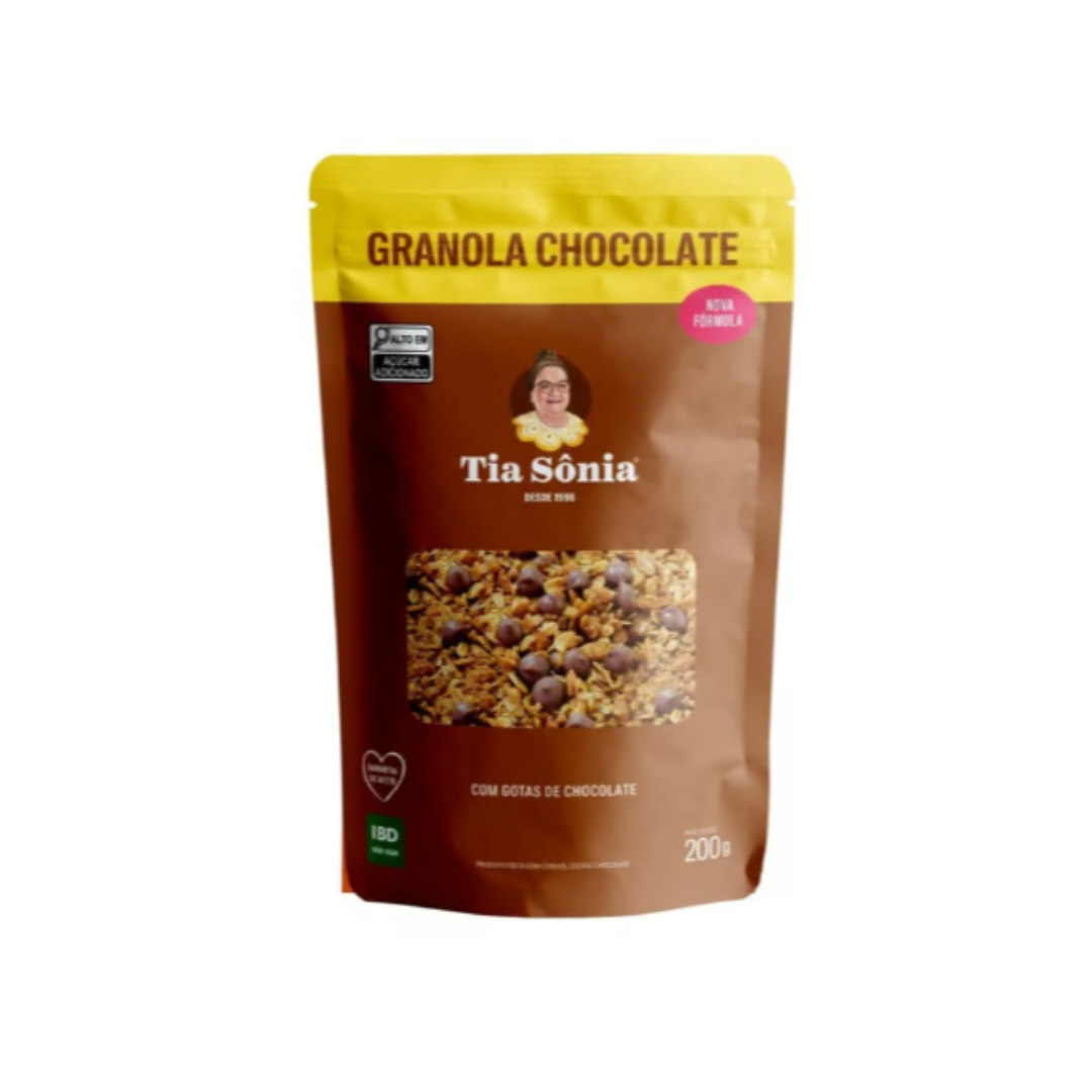 TIA SÔNIA GRANOLA CHOCOLATE 200G
