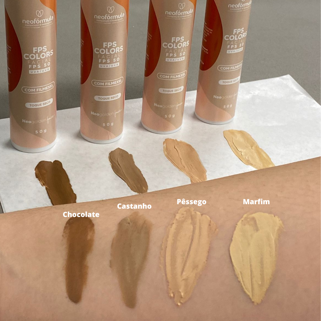 FPS Colors Facial Filtro Solar 50 - Neo Verão