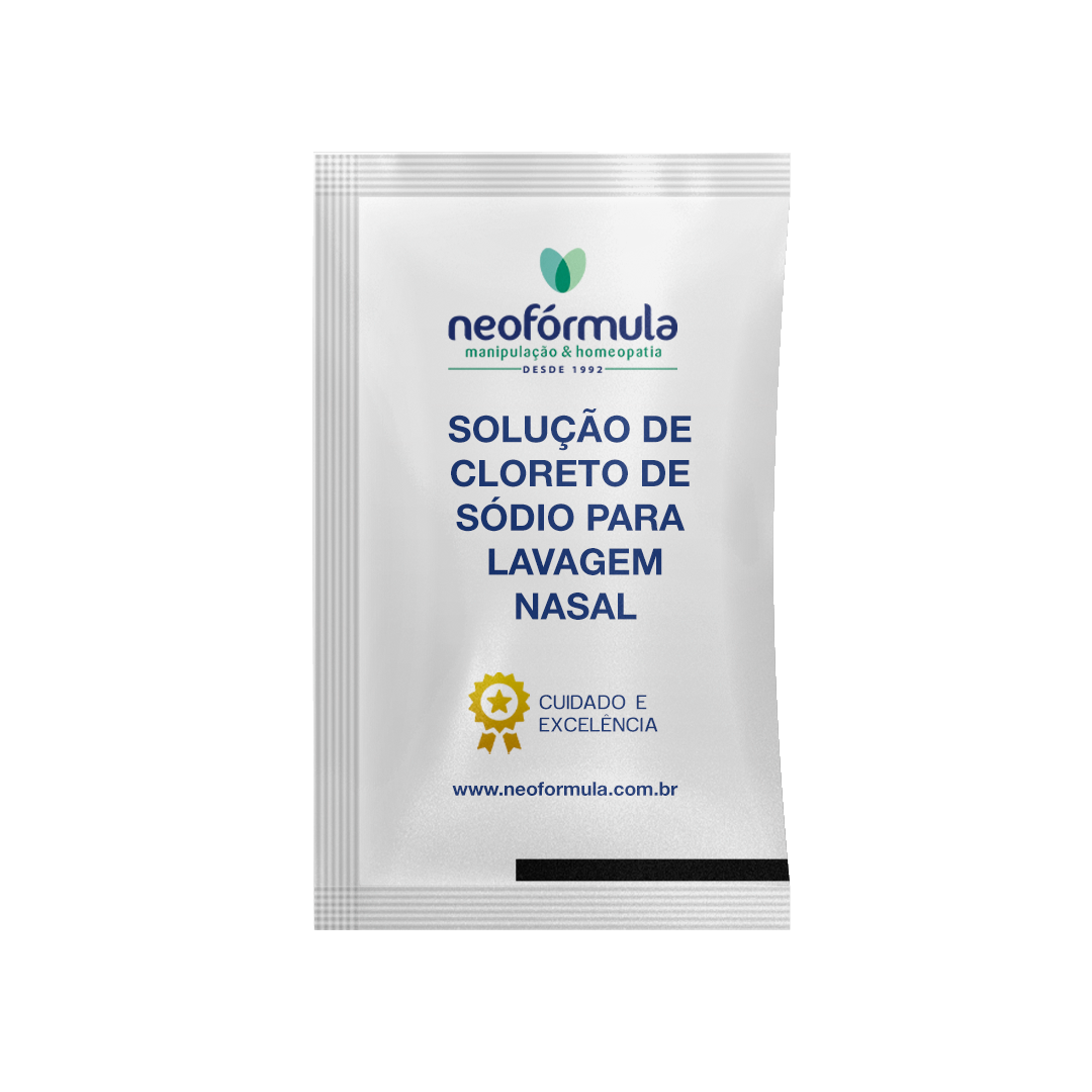 Solução de Cloreto de Sódio para Lavagem Nasal 30 Sachês