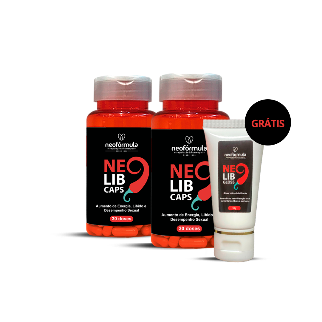 Combo NeoLib (Compre 2 NeoLib Caps e Ganhe 1 NeoLib Gel)