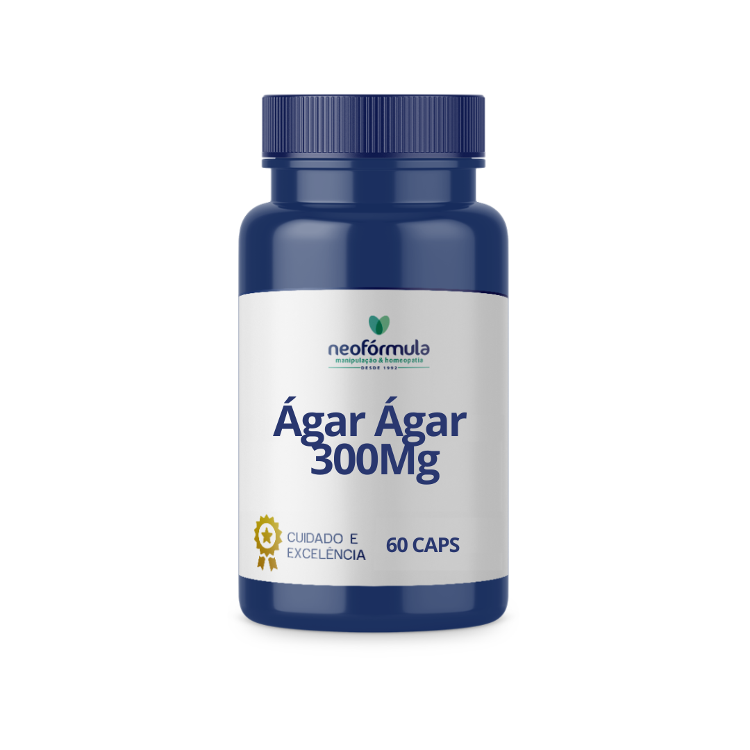 Ágar Ágar 300Mg 60 Cápsulas
