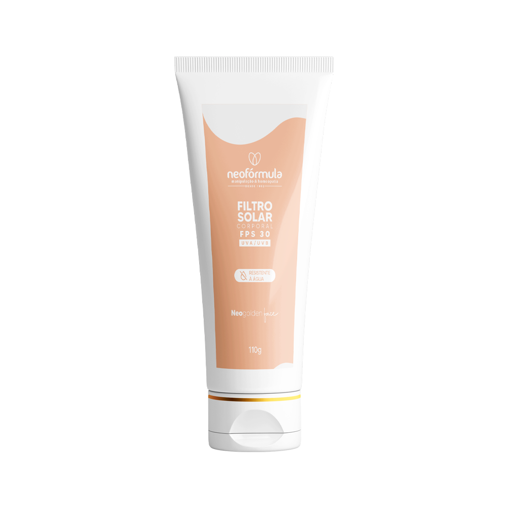 Filtro Solar Corporal NeoGolden Face FPS 30 110g