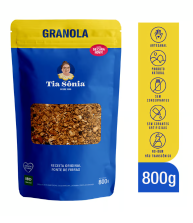 TIA SÔNIA GRANOLA TRADICIONAL 800G