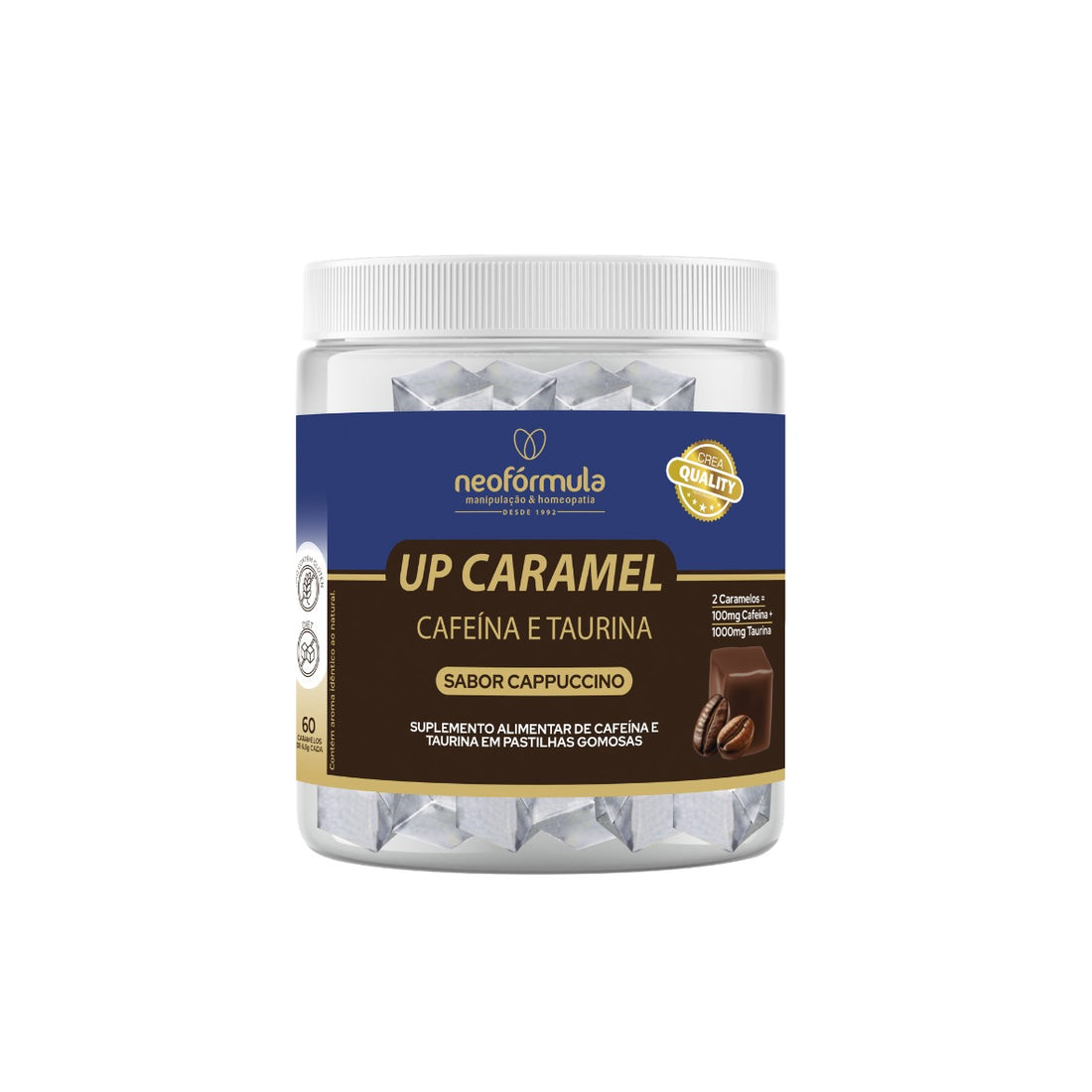 UP Caramel - Caramelo de Cafeína e Taurina