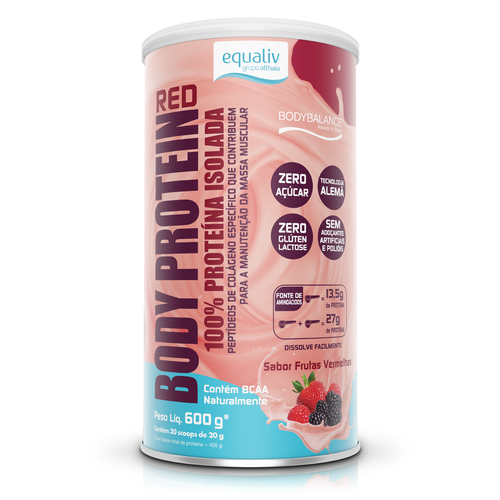EQUALIV BODY PROTEIN RED 600G