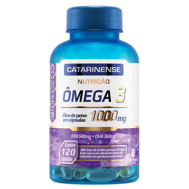 Ômega 3 Catarinense 1000mg 120 Cápsulas