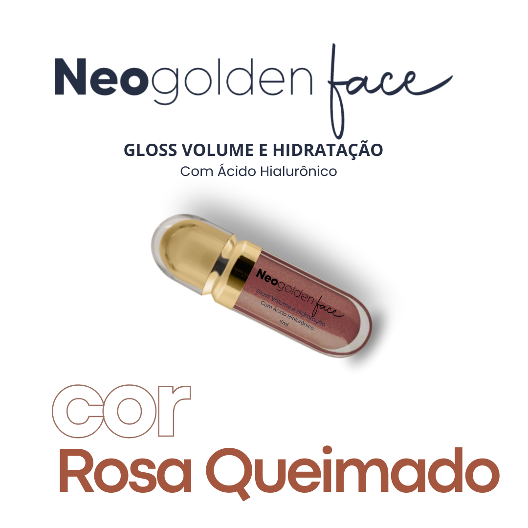 Gloss Rosa Queimado NeoGolden Face