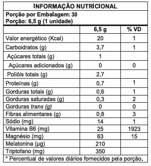 Relax Caramel - Caramelo de Melatonina, Triptofano, Magnésio e Vitamina B6
