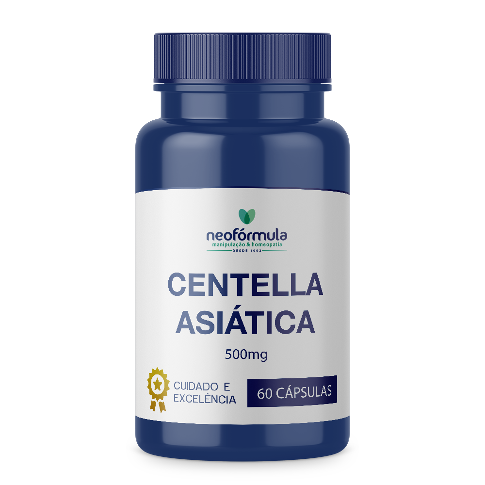 Centella Asiática 500mg 60 Cápsulas
