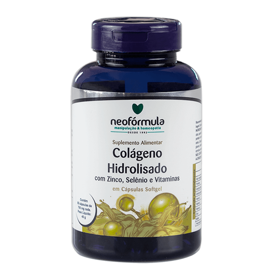 Cápsula de Colágeno Hidrolisado com Vitaminas