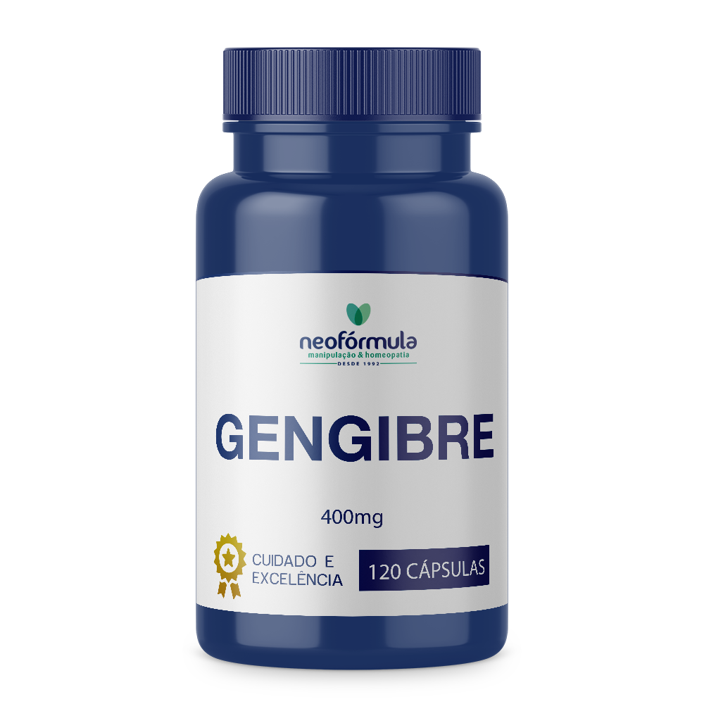 Gengibre 400mg 120 Cápsulas