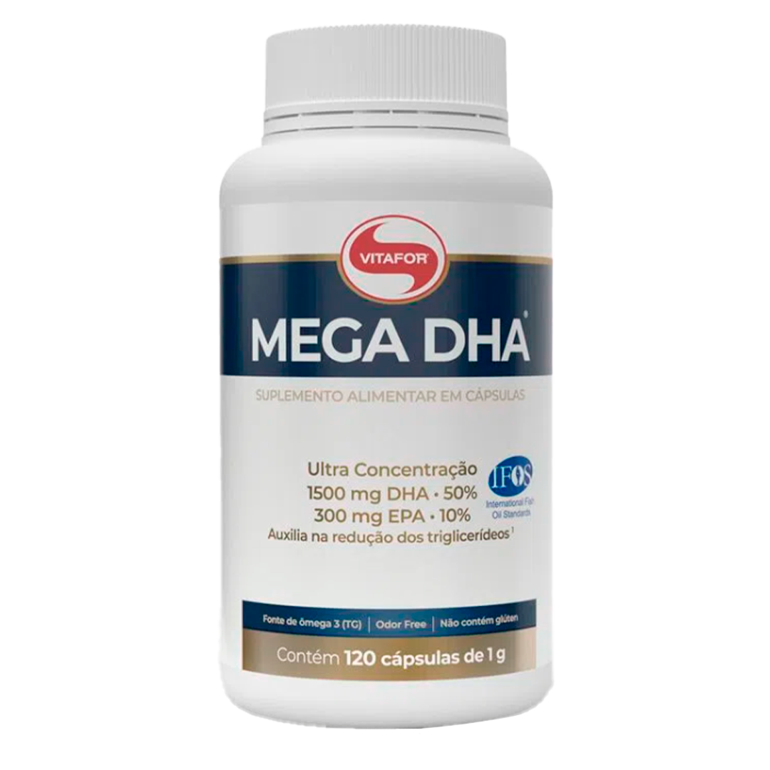 Ômega Mega DHA Vitafor 120 Cápsulas