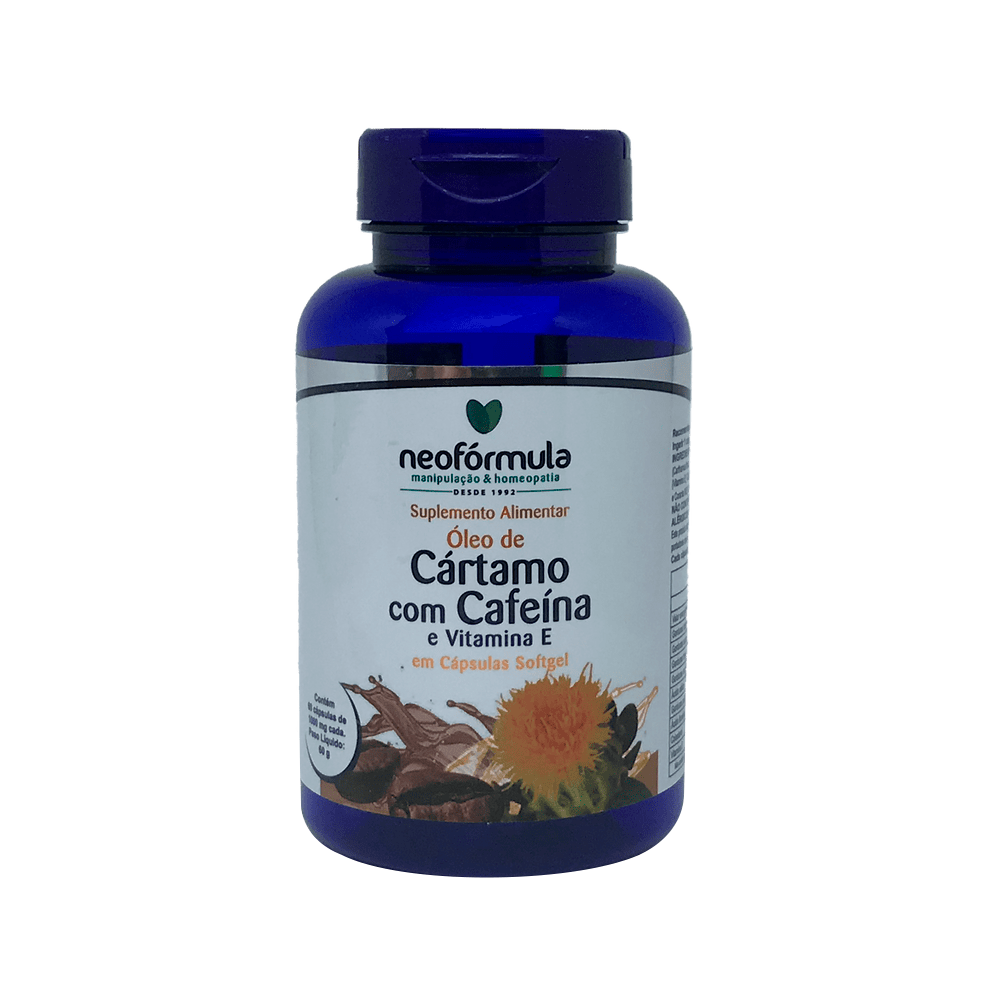 Óleo de Cártamo com Cafeína e Vit E