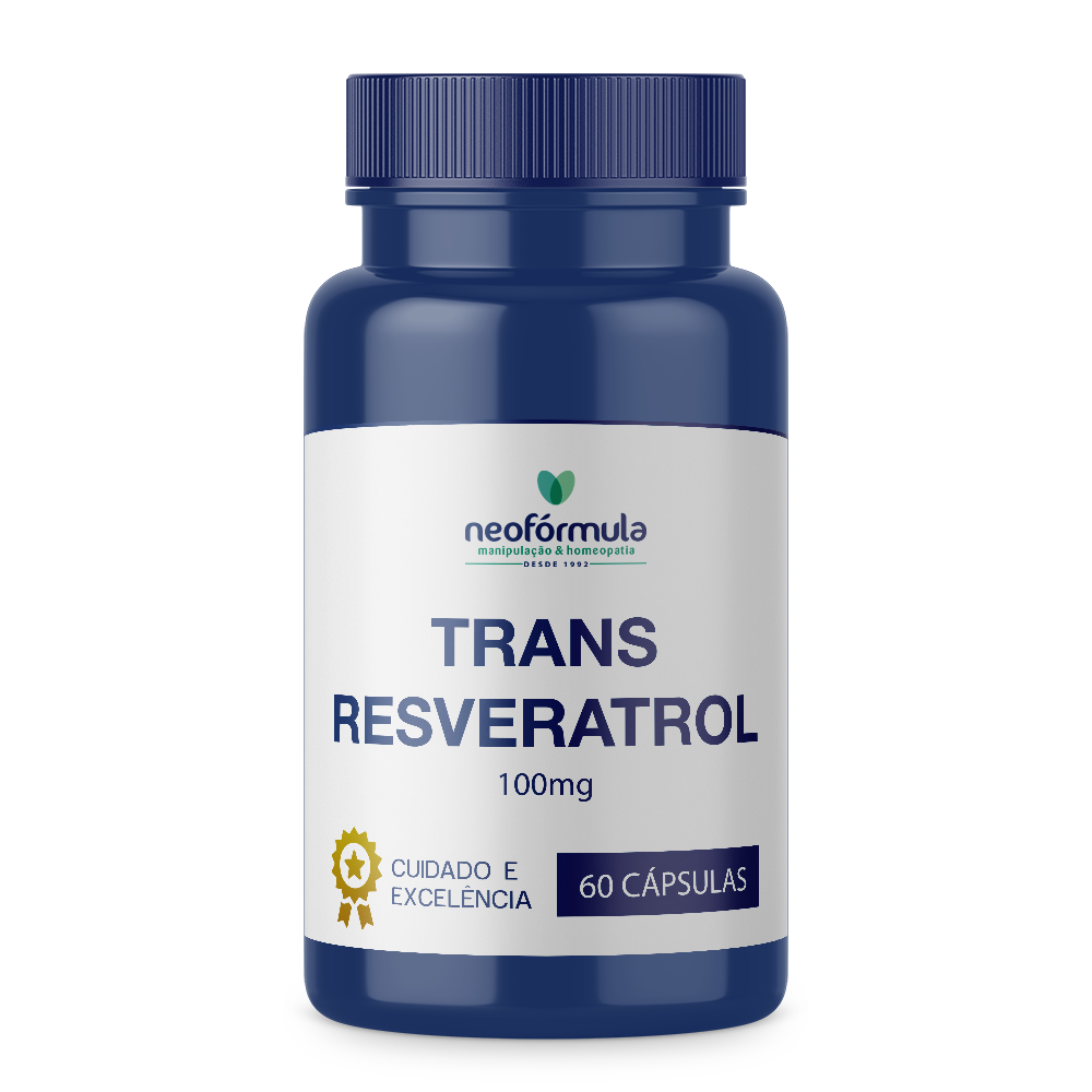 Trans Resveratrol 100mg 60 Cápsulas