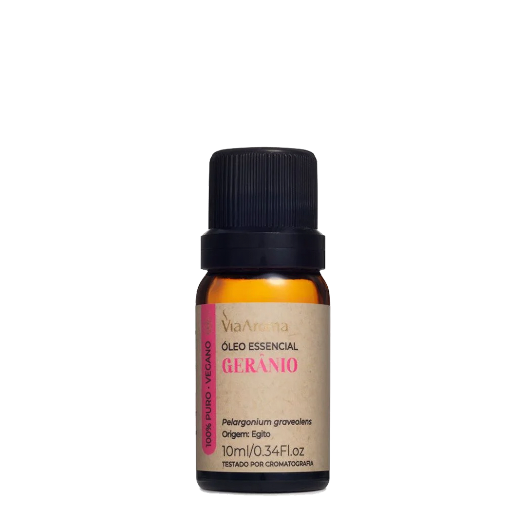 Via Aroma Óleo Essencial Gerânio 10ml