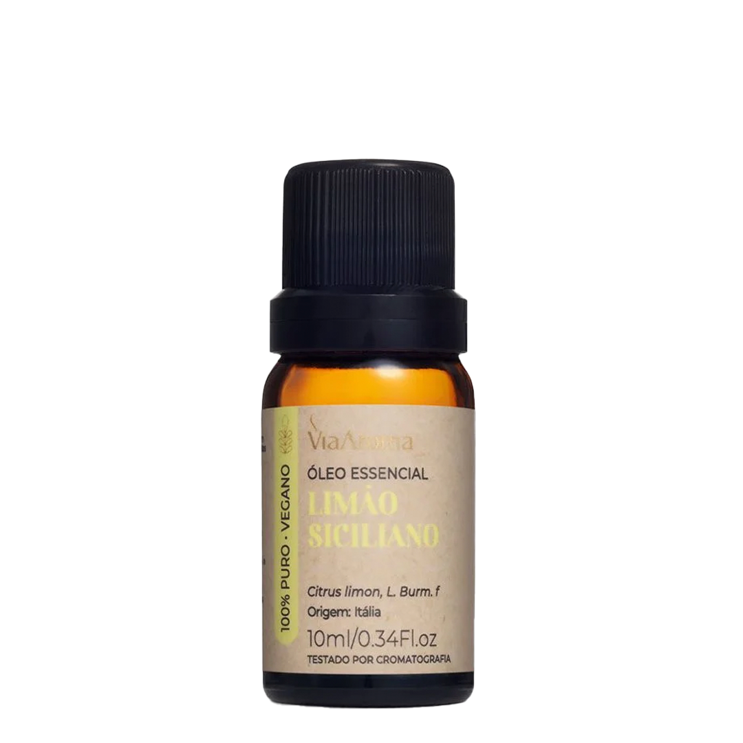 Via Aroma Óleo Essencial Limão Siciliano 10ml