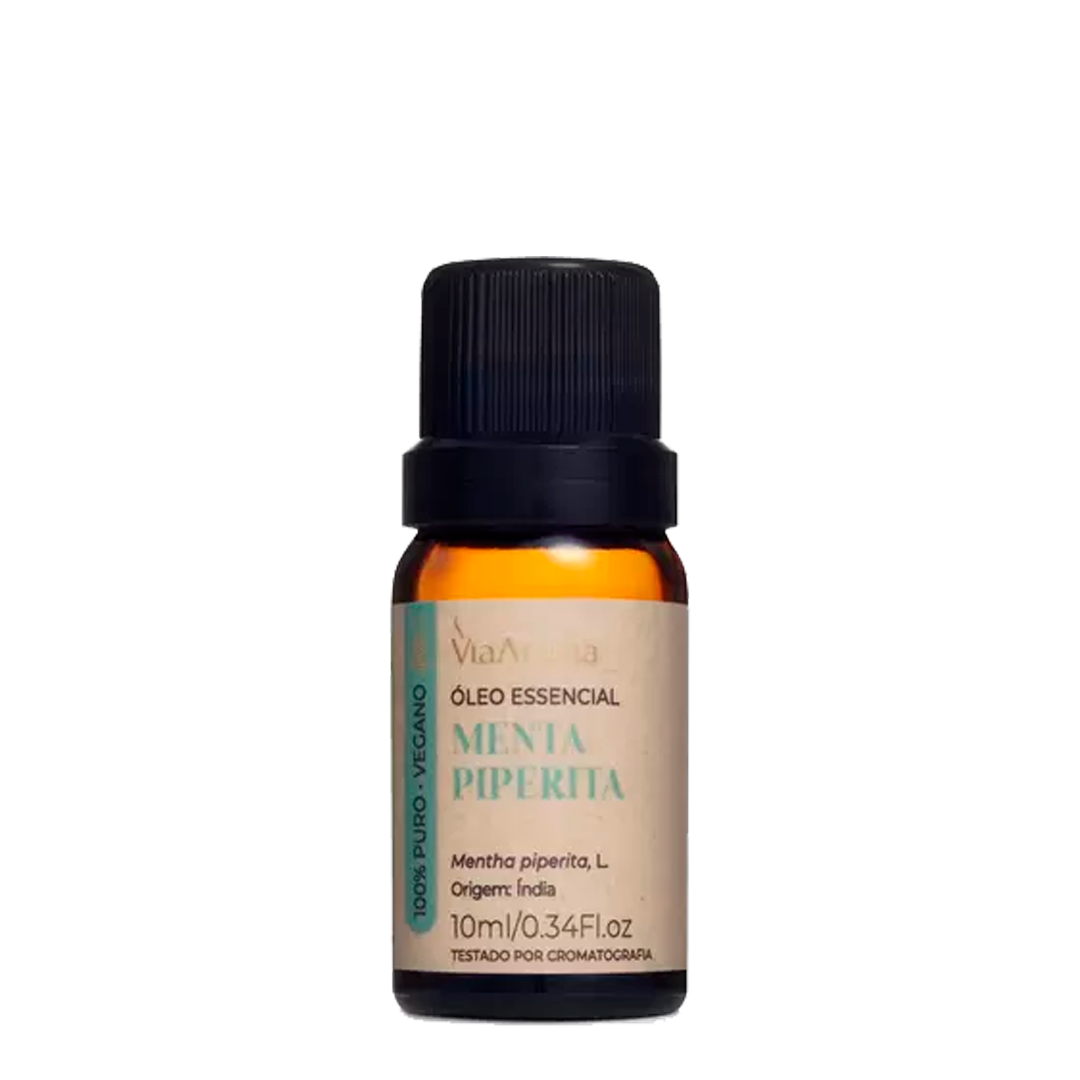Via Aroma Óleo Essencial Menta Piperita 10ml