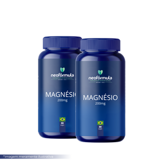 2 unidades de Magnésio 200mg | 30 doses