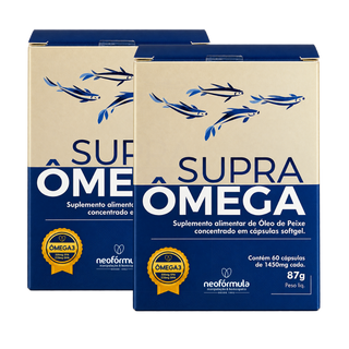 2 unidades de Supra Ômega 1.100 mg