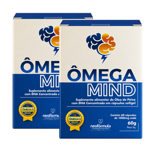 2 unidades de Ômega Mind 100 mg