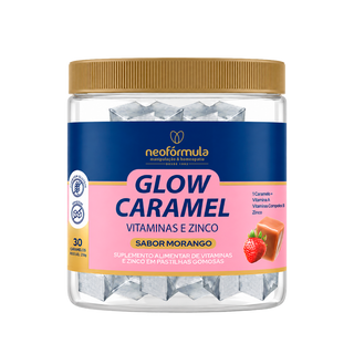 Glow Caramel - Caramelo de Vitaminas e Zinco | 30 doses