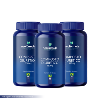 3 unidades de Composto Diurético | 60 doses