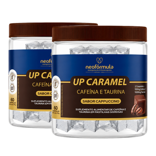2 unidades de UP Caramel - Caramelo de Cafeína e Taurina | 30 doses