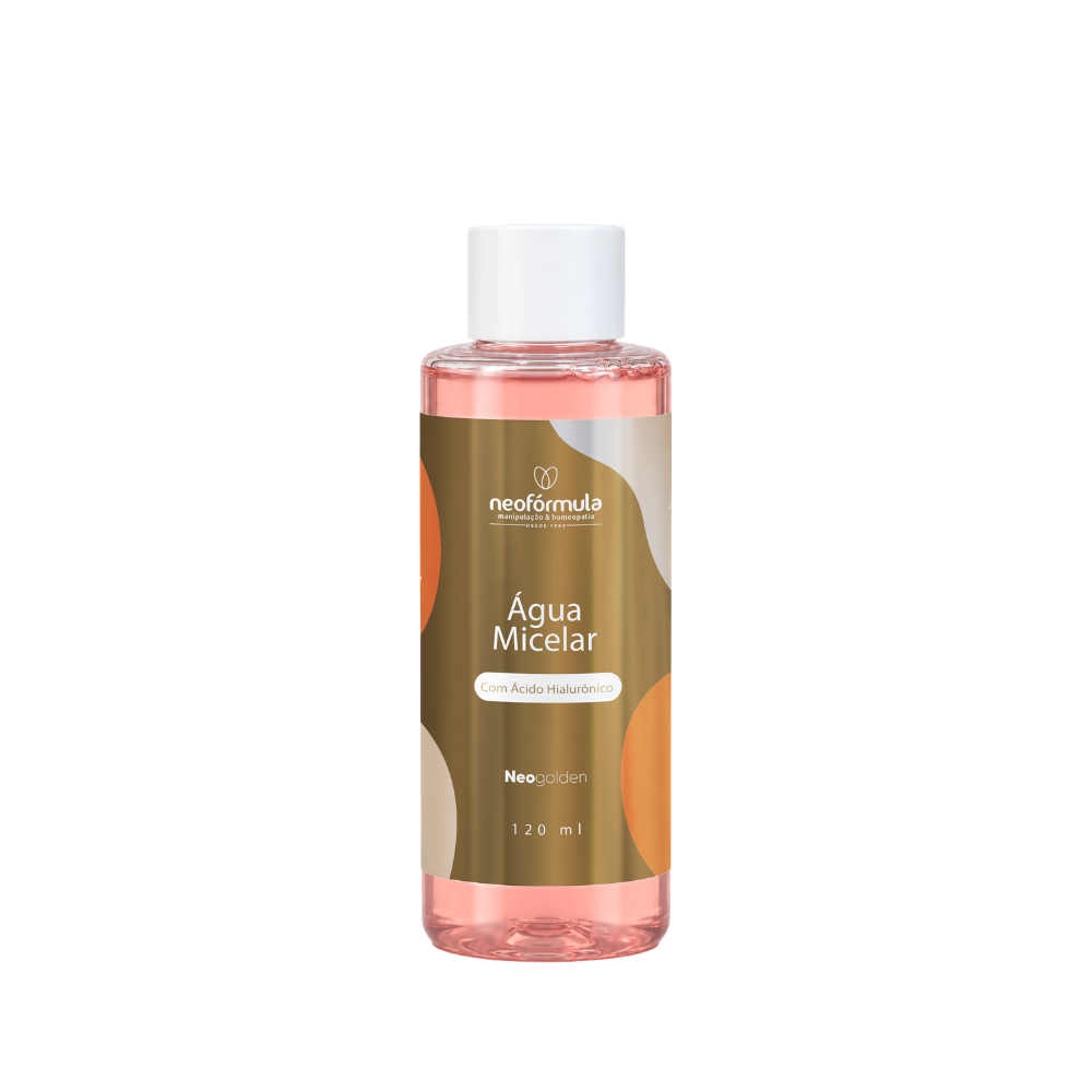 NeoGolden Água Micelar com Aquaporine e Ácido Hialurônico