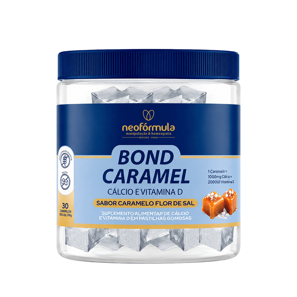 Bond Caramel - Caramelo de Cálcio e Vitamina D | 30 doses