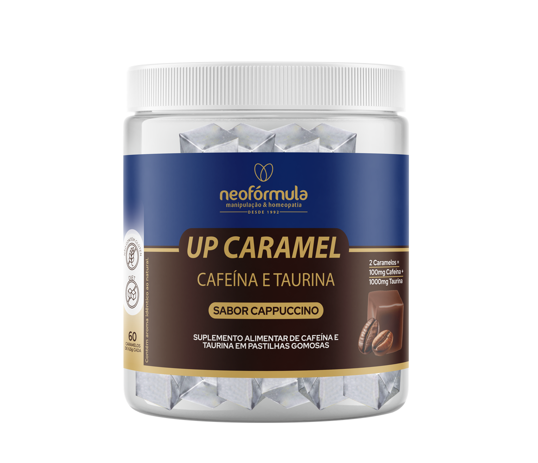 UP Caramel - Caramelo de Cafeína e Taurina