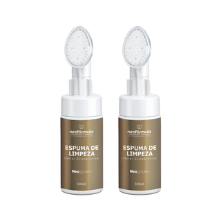 2 unidades de NeoGolden Face Espuma de Limpeza