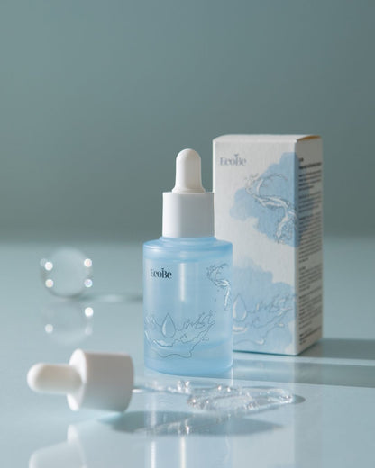 EcoBe Hyaluronic Acid Boosting Ampoule – Loção Hidratante Facial com Ácido Hialurônico (30mL)