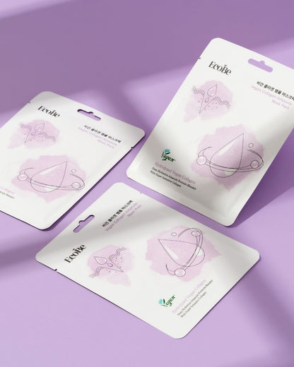 EcoBe Vegan Collagen Ampoule Mask – Máscara Facial em Tecido com Colágeno Vegano