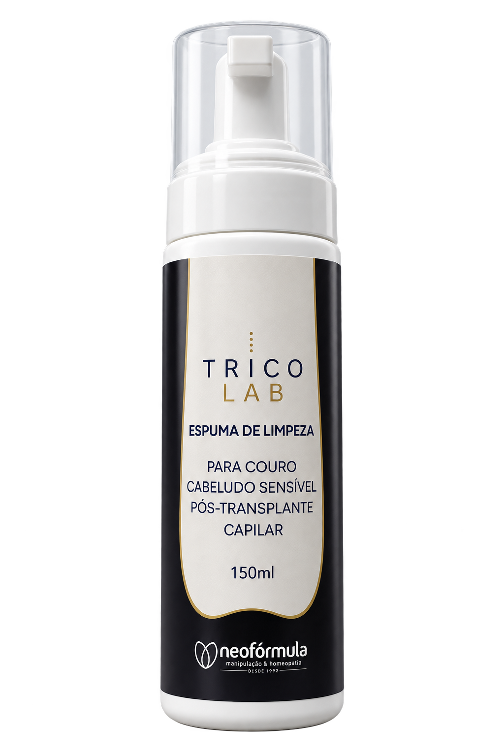 Trico Lab | Espuma de Limpeza para Couro Cabeludo Sensível Pós-transplante Capilar