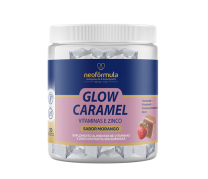 Glow Caramel - Caramelo de Vitaminas e Zinco