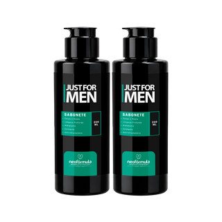 2 unidades de Sabonete Facial e Corporal Just For Men