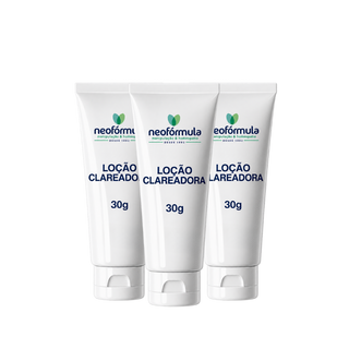 3 unidades de Loção Facial Clareadora | 30 g