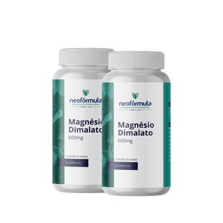 2 unidades de Magnésio Dimalato 600 mg
