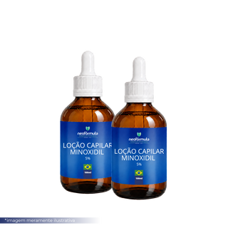 2 unidades de Loção Capilar Minoxidil 5% | 100ml
