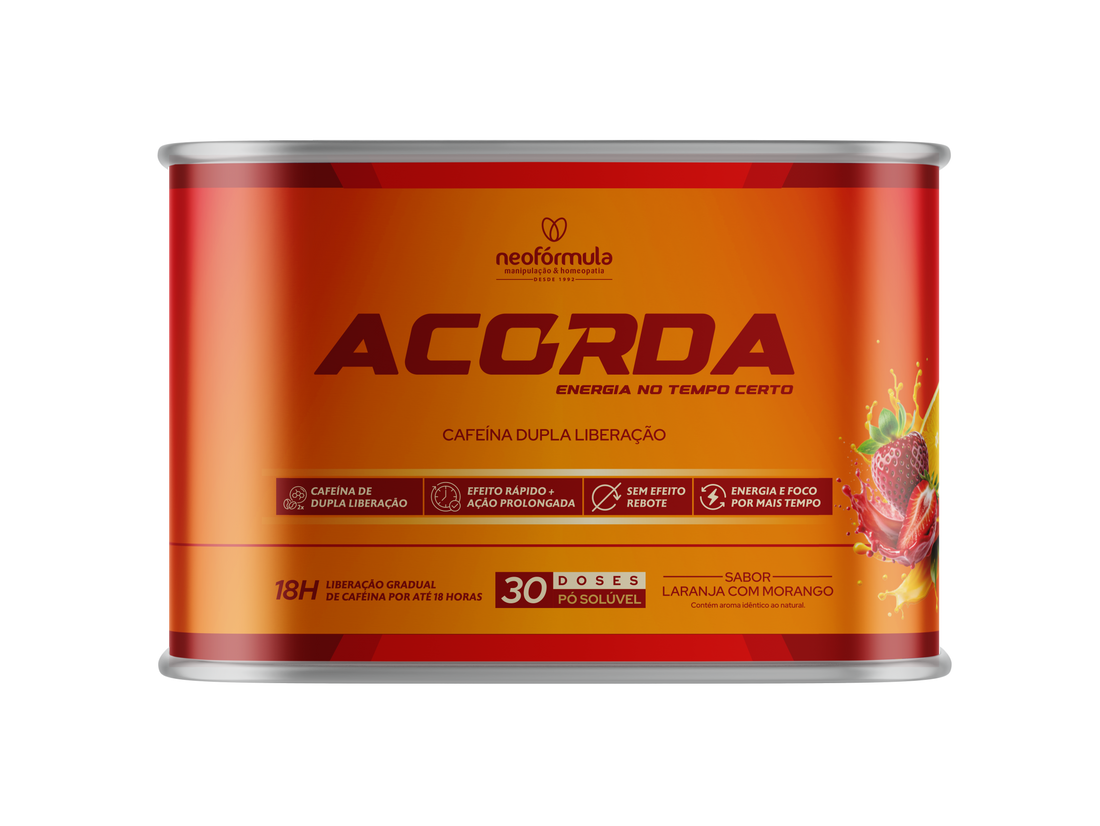 Acorda - Cafeína de dupla liberação - 30 doses