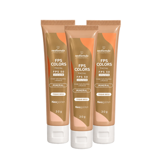 3 unidades de Neo Golden FPS 50 Facial