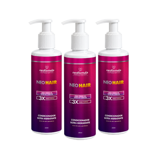 3 unidades de NeoHair Condicionador Ultra Hidratante