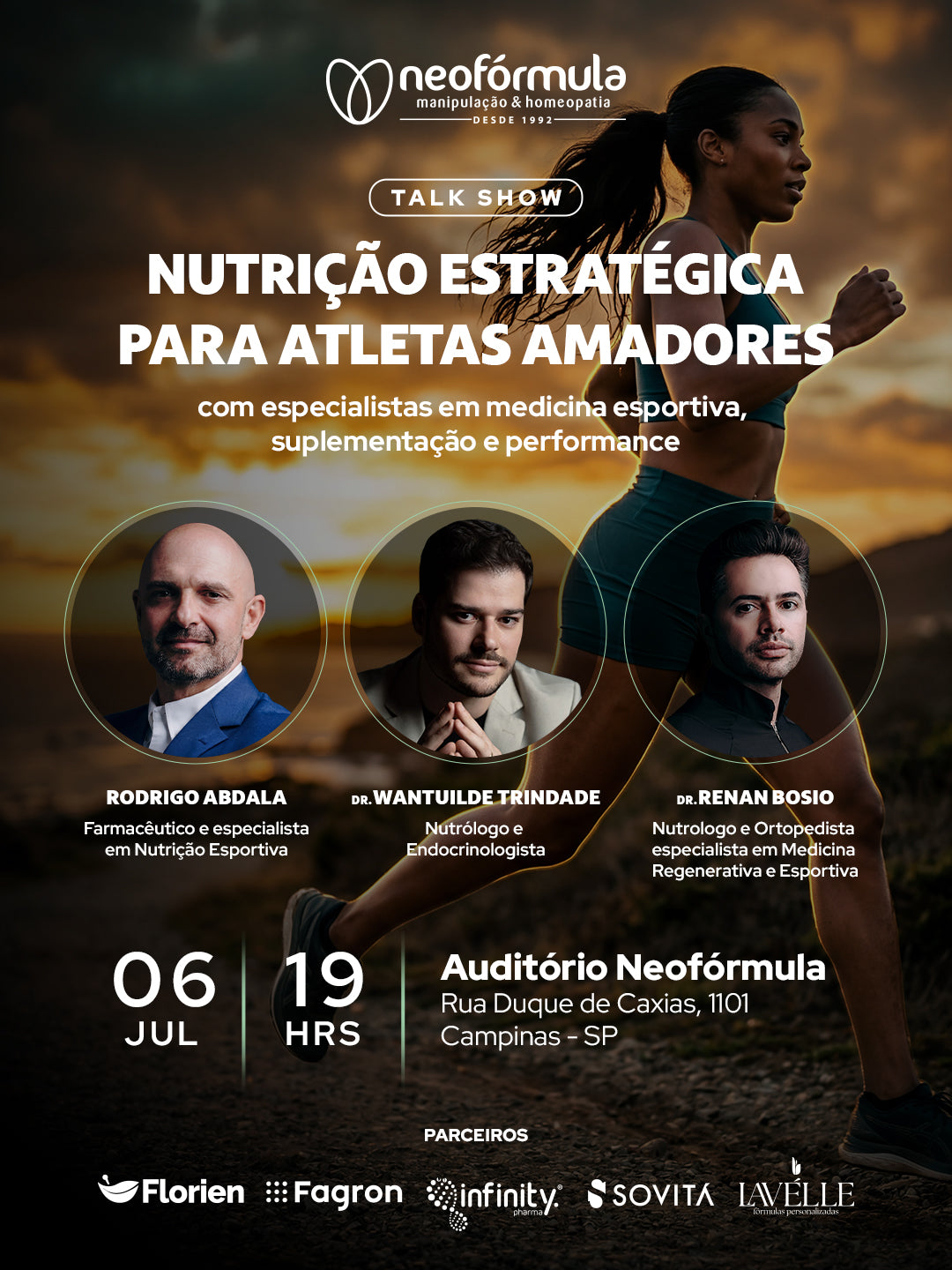Talk-show Nutrição Estratégica para Atletas Amadores