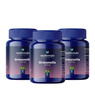 3 unidades de Ormonelle 250mg | 30 doses