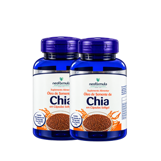 2 unidades de Óleo de Semente de Chia 750mg | 30 doses