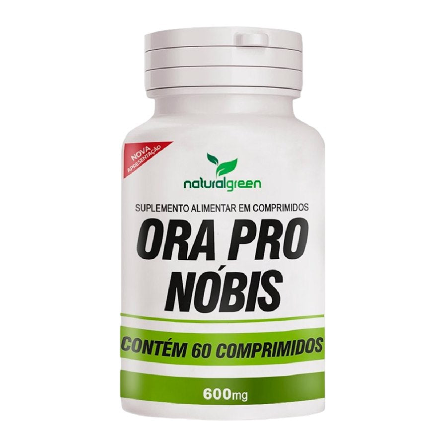 Ora Pro Nóbis 600mg Natural Green 60 Comprimidos