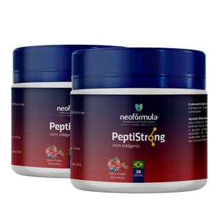2 unidades de PeptiStrong 2,4g com colágeno | 30 doses